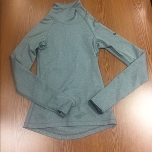 Nike Pro Dri-Fit Gray High Neck Pullover XS